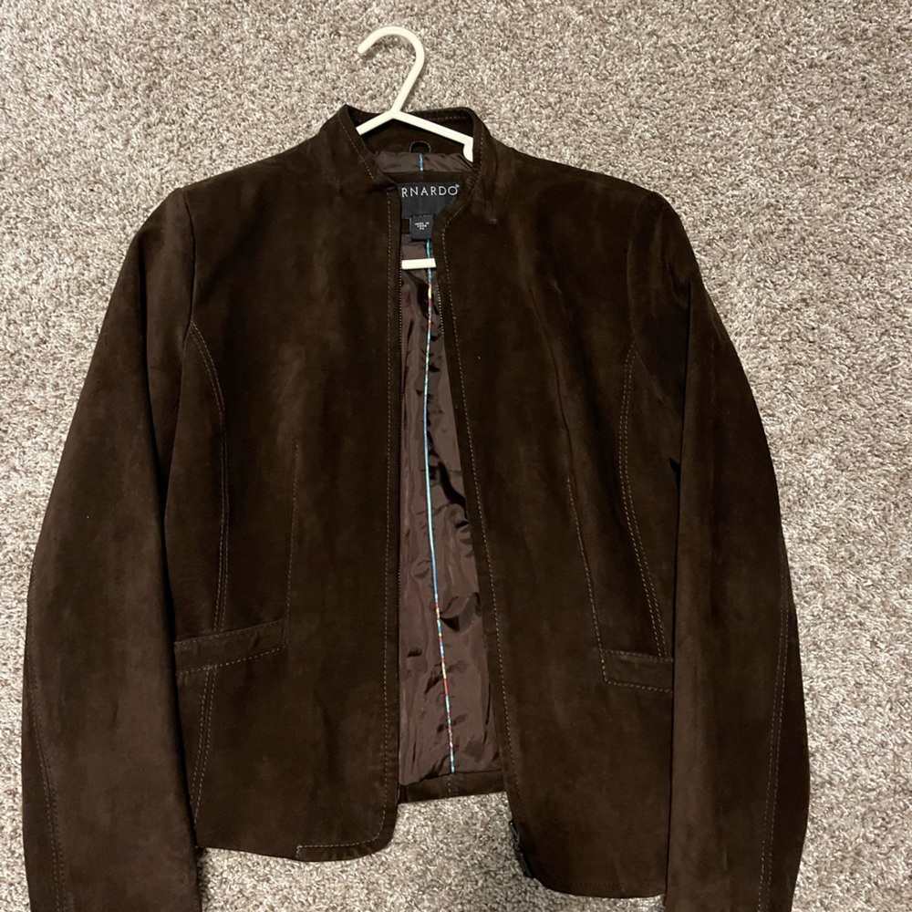 Bernardo Suede Jacket